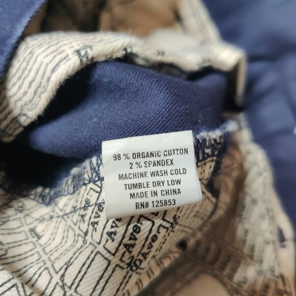 Taylor Stitch Slim Fit Organic Cotton Stretch Twill Chinos Navy Blue Size 31 - Picture 8 of 14